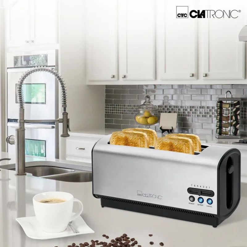 Тостер Clatronic TA 3687: щоразу ідеальне підсмажування 